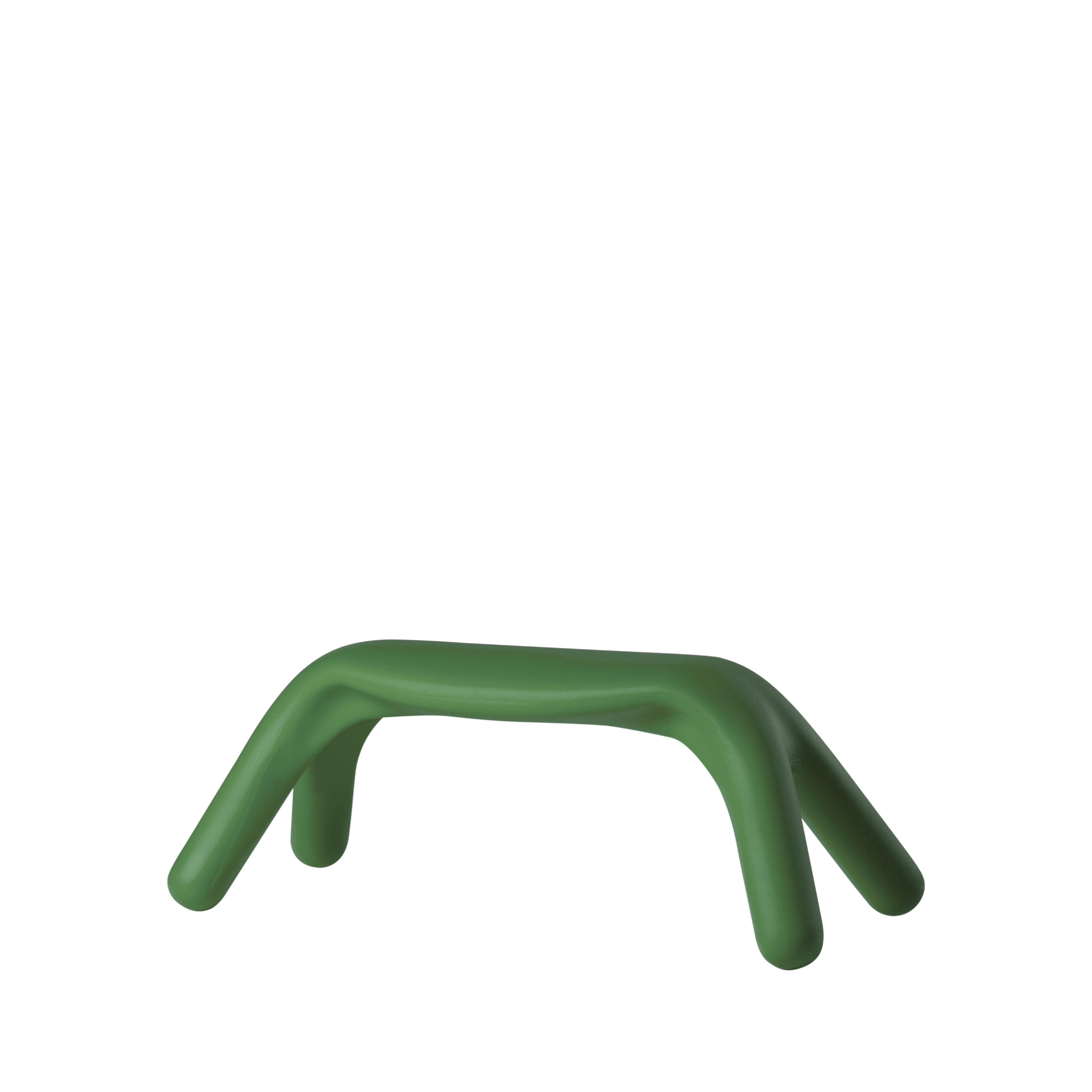 Lime Green Atlas Bench by Giorgio Biscaro For Sale 3