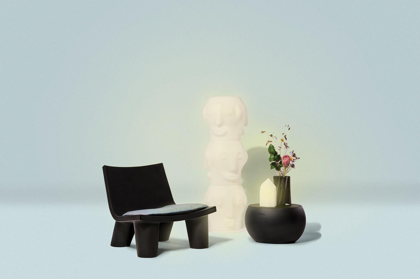 Italiano Tavolino basso Blos verde lime di Karim Rashid in vendita