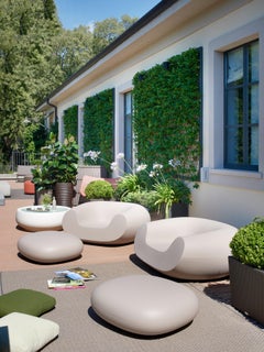 Lime Green Chubby Low Footrest by Marcel Wanders