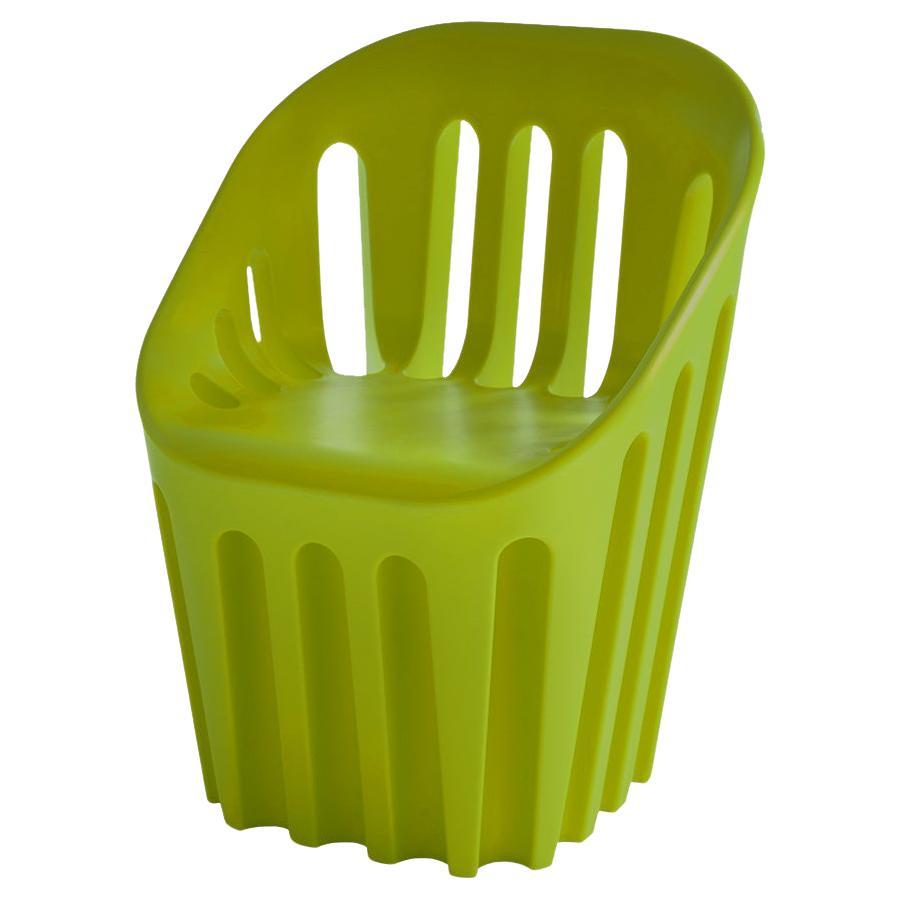Lime Green Coliseum Chair by Alvaro Uribe For Sale