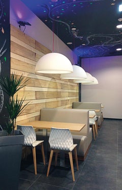 Lime Green Cupole 80 Hanging Lamp by Giò Colonna Romano