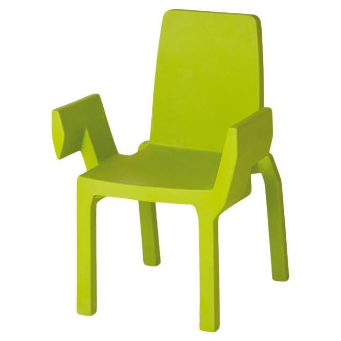 Lime Green Doublix Chair by Stirum Design For Sale