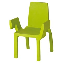 Chaise Doublix vert lime par Stirum Design