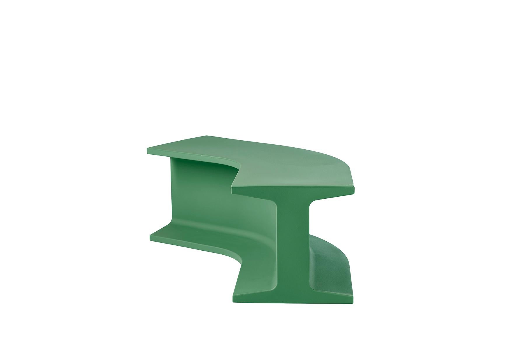 Banc modulaire en fer vert citron par Sebastian Bergne en vente 3