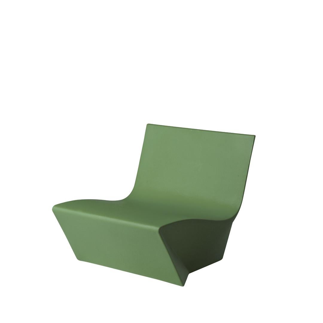 Lime Green Kami Ichi Low Chair by Marc Sadler For Sale 3