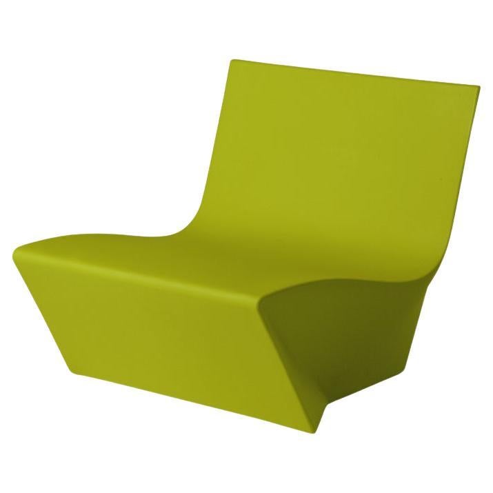 Kami Ichi niedriger Stuhl in Limonengrün von Marc Sadler im Angebot