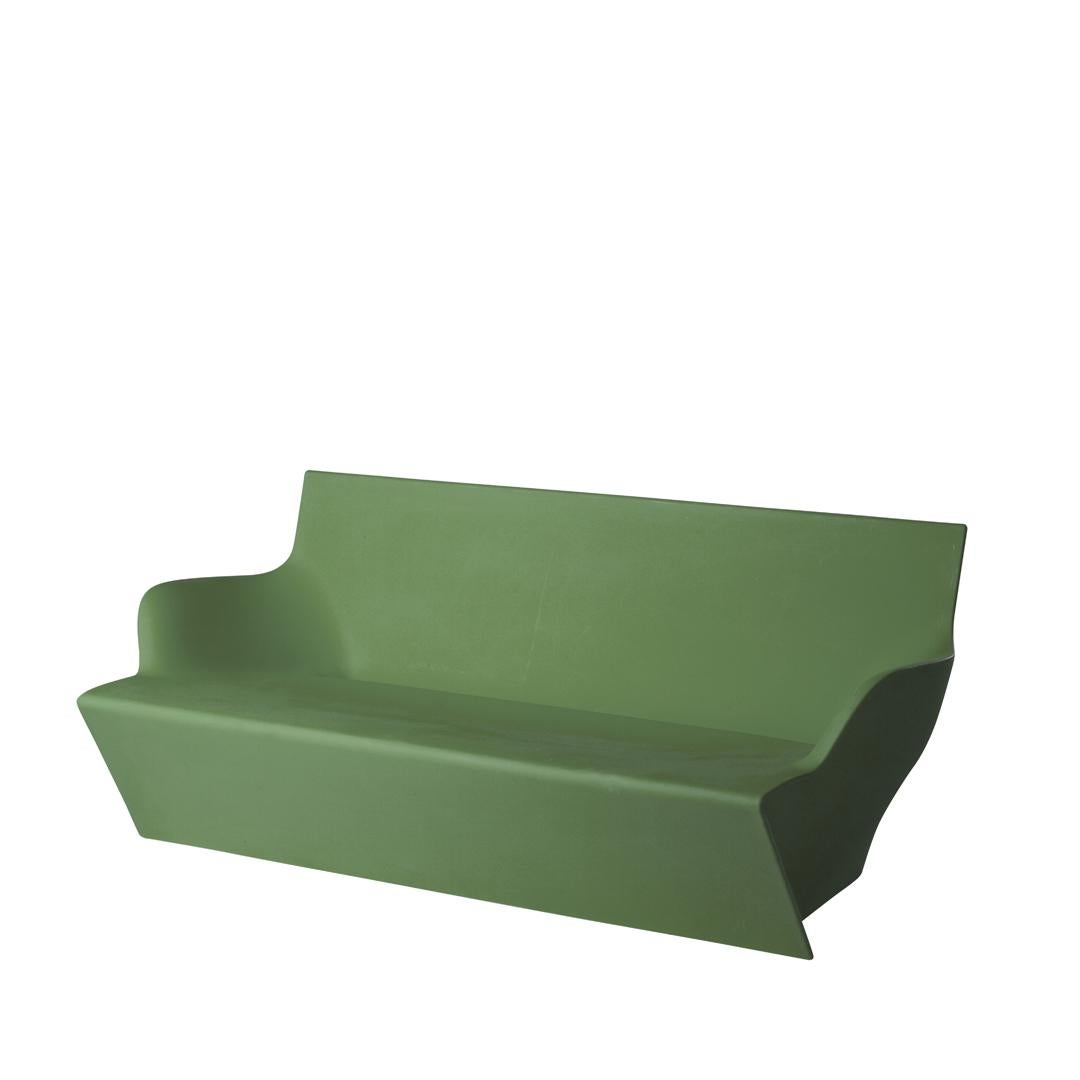 Kami Yon-Sofa in Limonengrün von Marc Sadler im Angebot 7