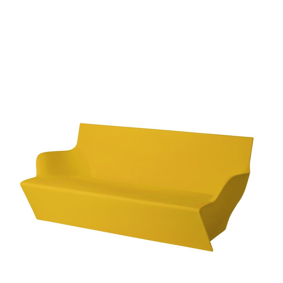 Kami Yon-Sofa in Limonengrün von Marc Sadler im Angebot 11