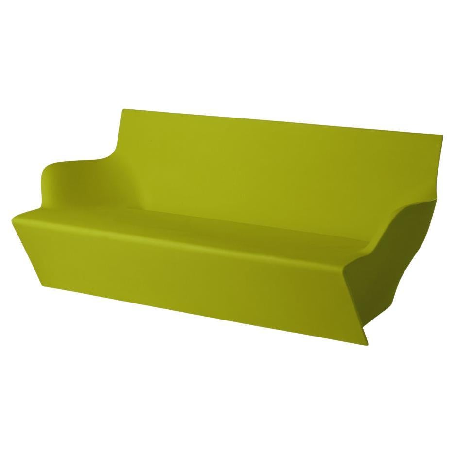 Kami Yon-Sofa in Limonengrün von Marc Sadler im Angebot