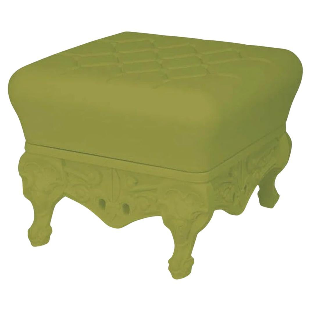 Pouf Prince d'amour vert citron par Moro, Pigatti