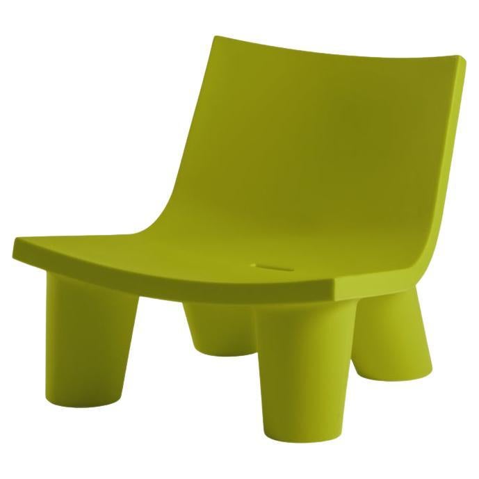 Chaise basse Lita vert citron par OTTO Studio