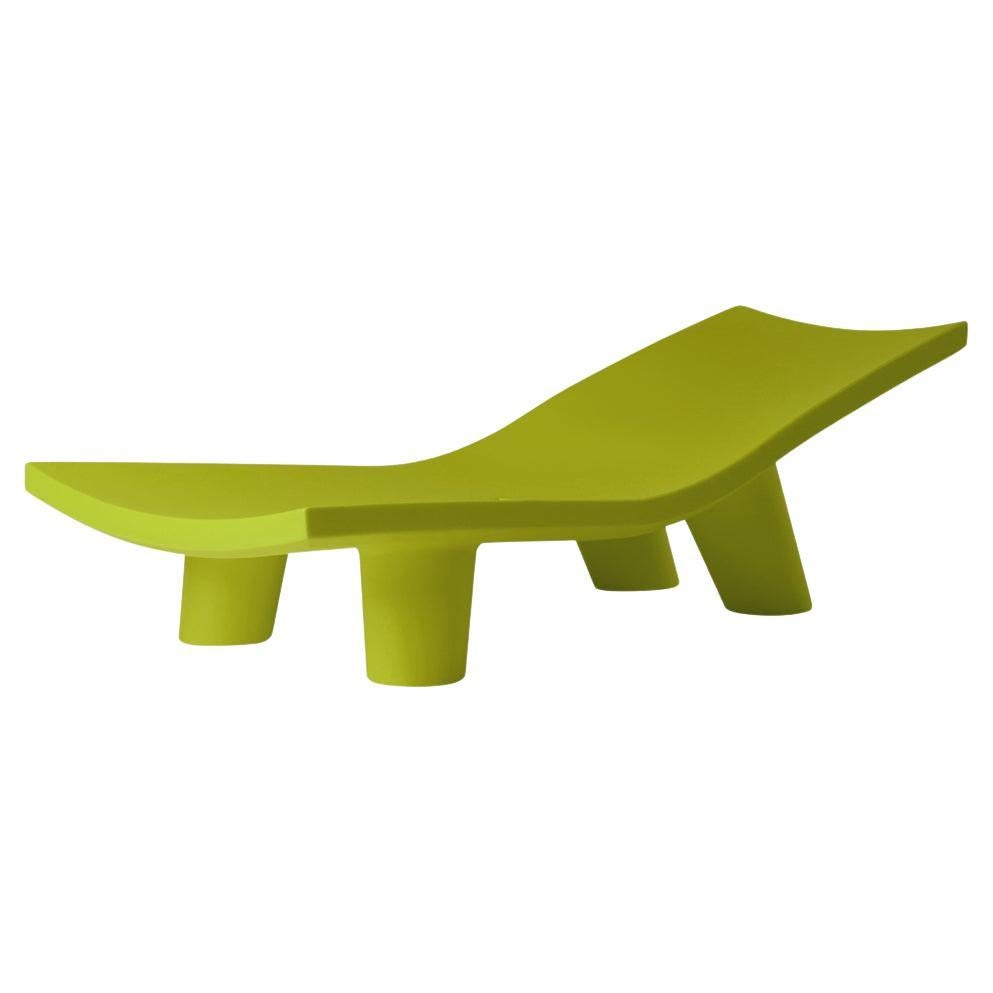 Lime Green Low Lita Lounge Chaise Longue by OTTO Studio