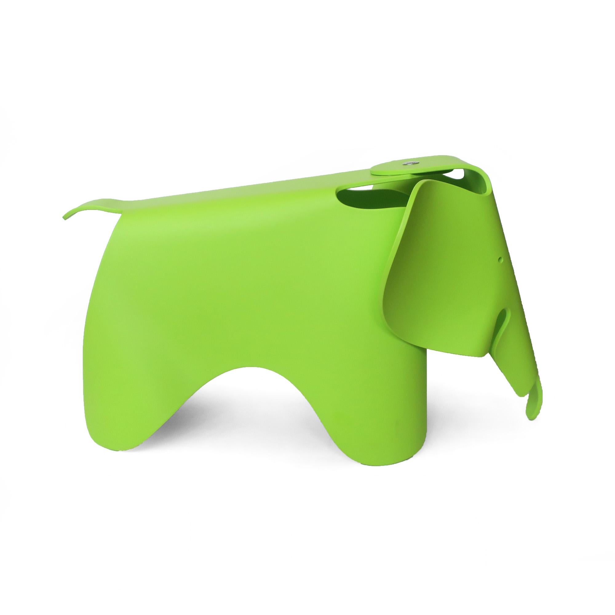 Lime Green Molded Elephant by Charles & Ray Eames In Good Condition In Brooklyn, NY
