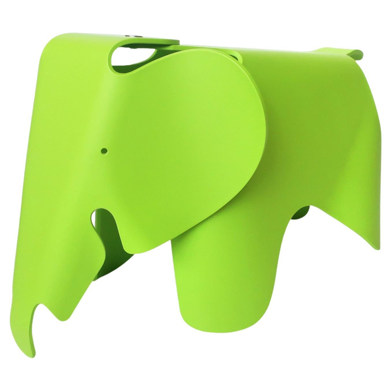 Lime Green Molded Elephant by Charles & Ray Eames