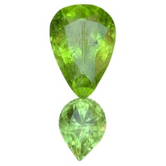 Peridot vert lime naturel 5.03 Ct Pear Cut Loose Gemstones Parcel for Jewelry (Peridot vert lime naturel 5.03 Ct Pear Cut)