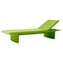 Lime Green Ponente Sun Lounger by Martinelli Venezia Studio