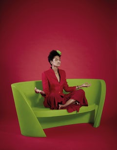 Lime Green RAP Sofa by Karim Rashid