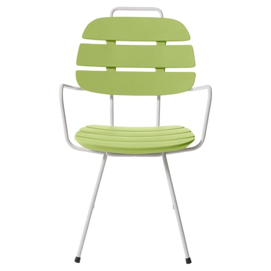 Lime Green Ribs Chair by OTTO Studio