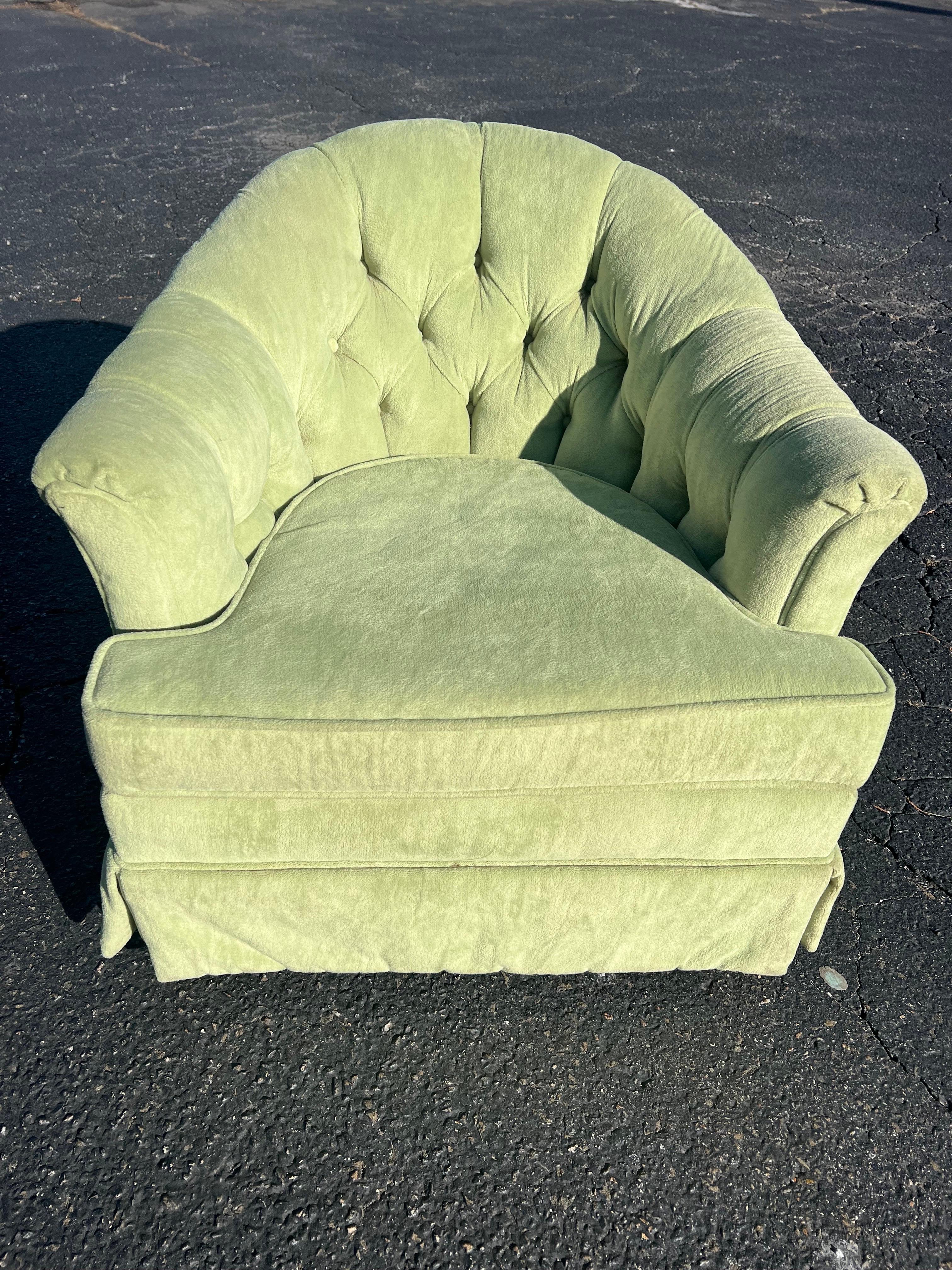 Sedia cubo girevole Lime Green In condizioni buone in vendita a Redding, CT