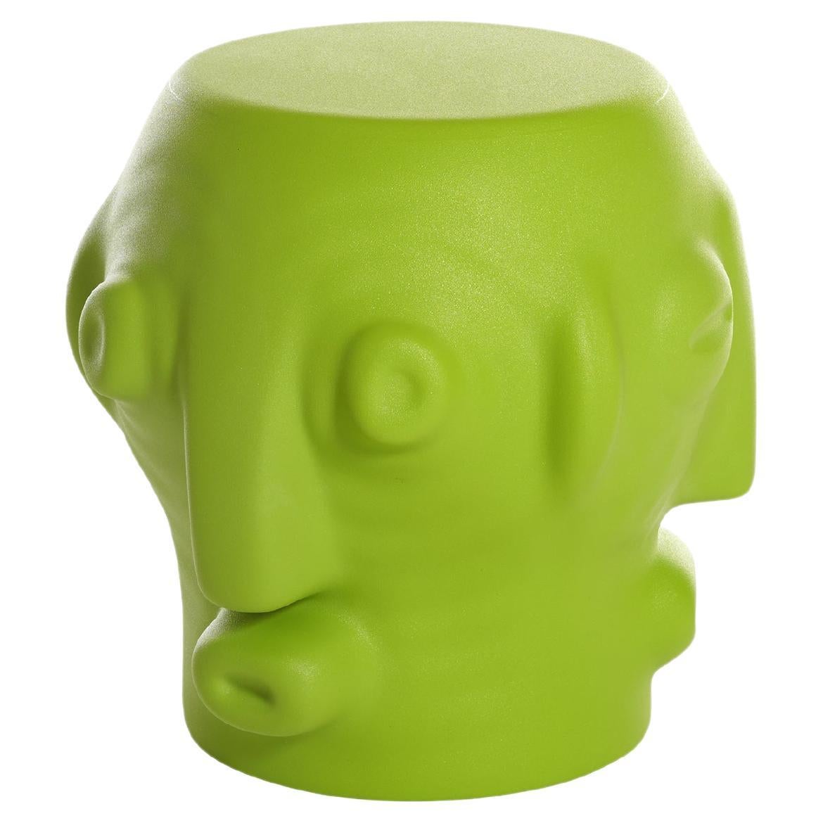 Lime Green Threebù Stool by Marcantonio For Sale