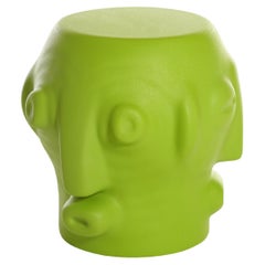 Lime Green Threebù Stool by Marcantonio