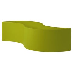 Lime Green Wave Pot by Giò Colonna Romano