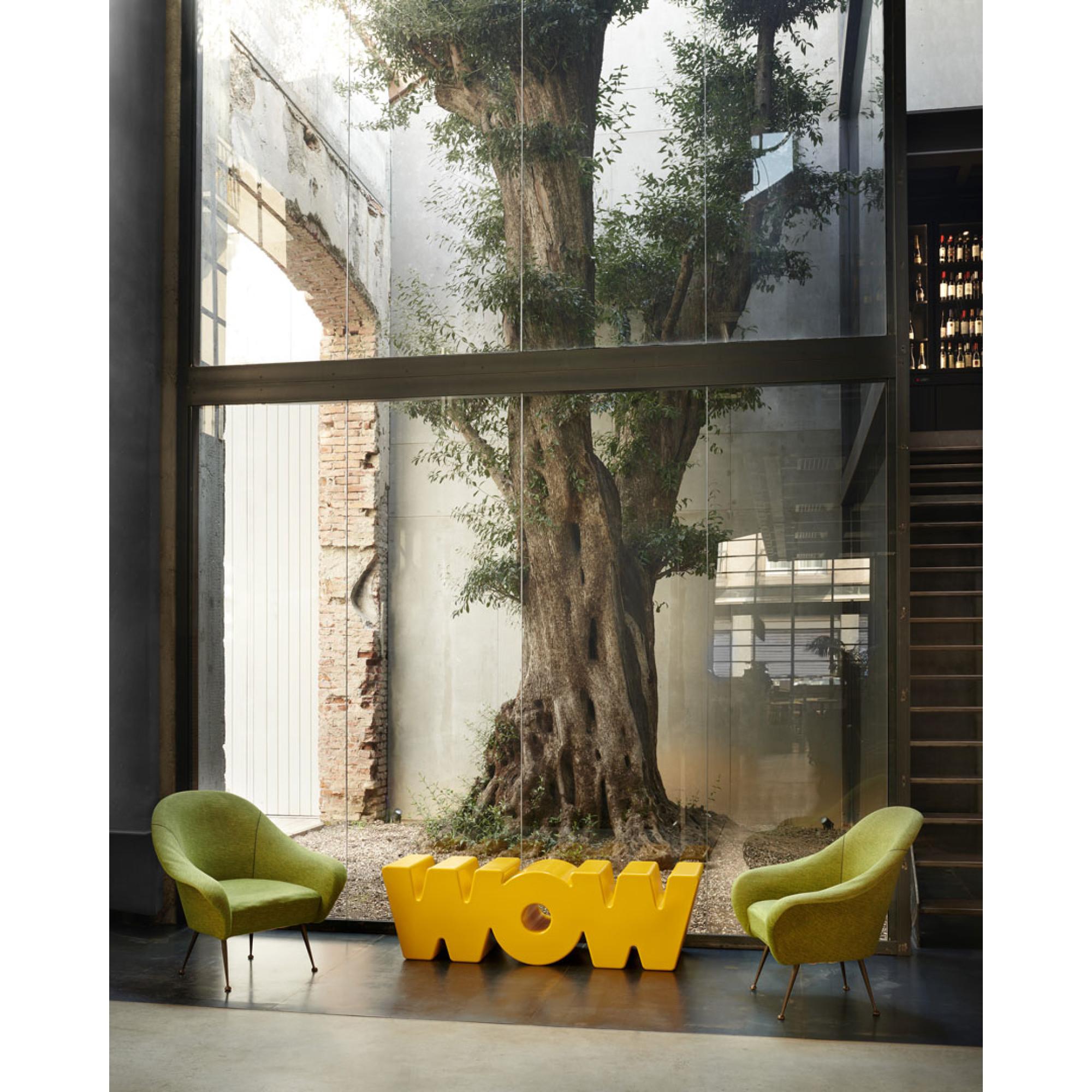 Postmoderne Banc Wow vert tilleul par Kazuko Okamoto en vente