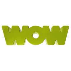 Lime Green Wow Bench by Kazuko Okamoto