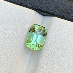 Mint Green Tourmaline 2.05 Ct Cushion Cut Natural Loose Gemstone for Ring Jewel