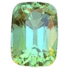 Lime Mint Green Natural Tourmaline Ring Loose Gemstone 2.05 Ct Cushion Cut-Jewel