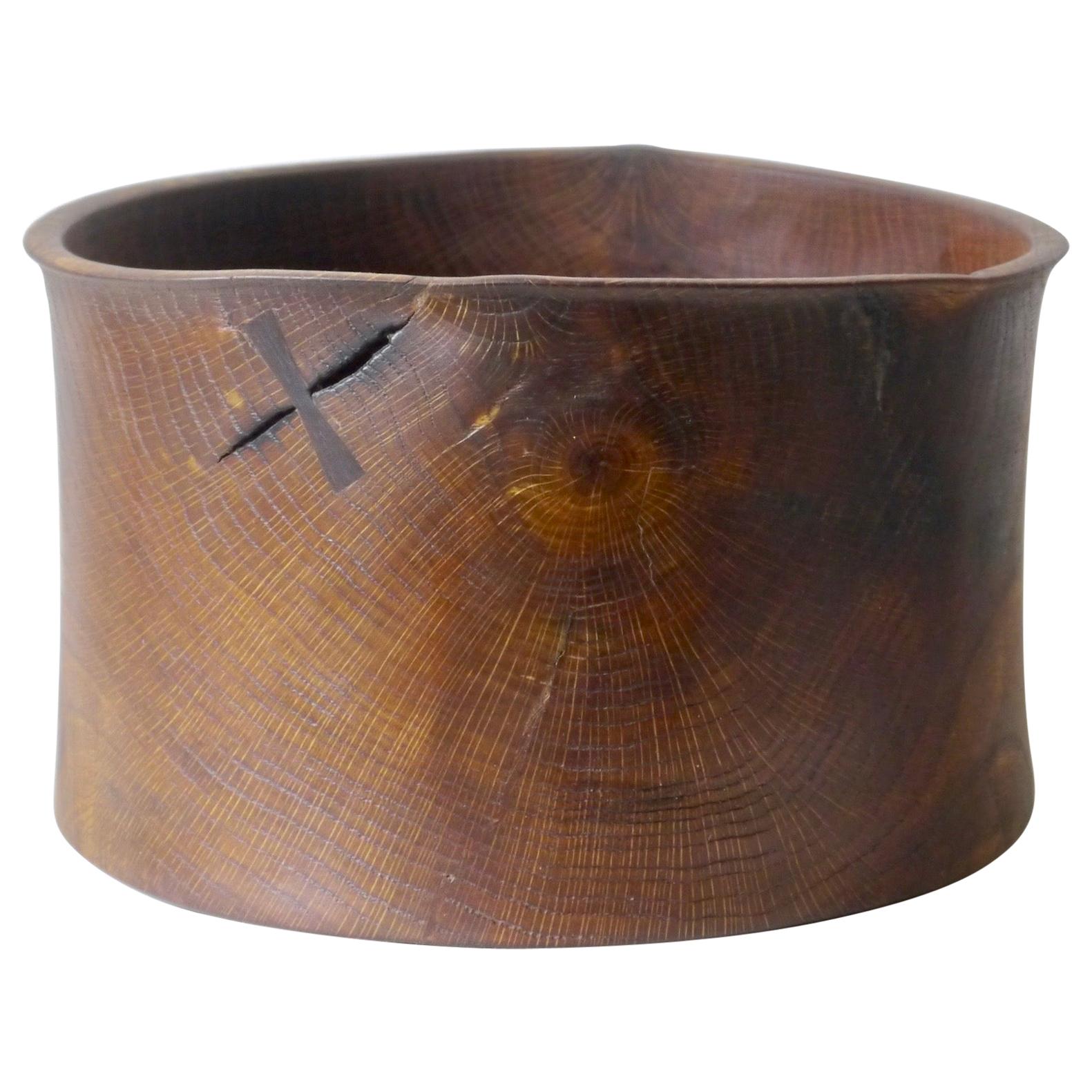Limed and Oiled Oakbowl by Fritz Baumann