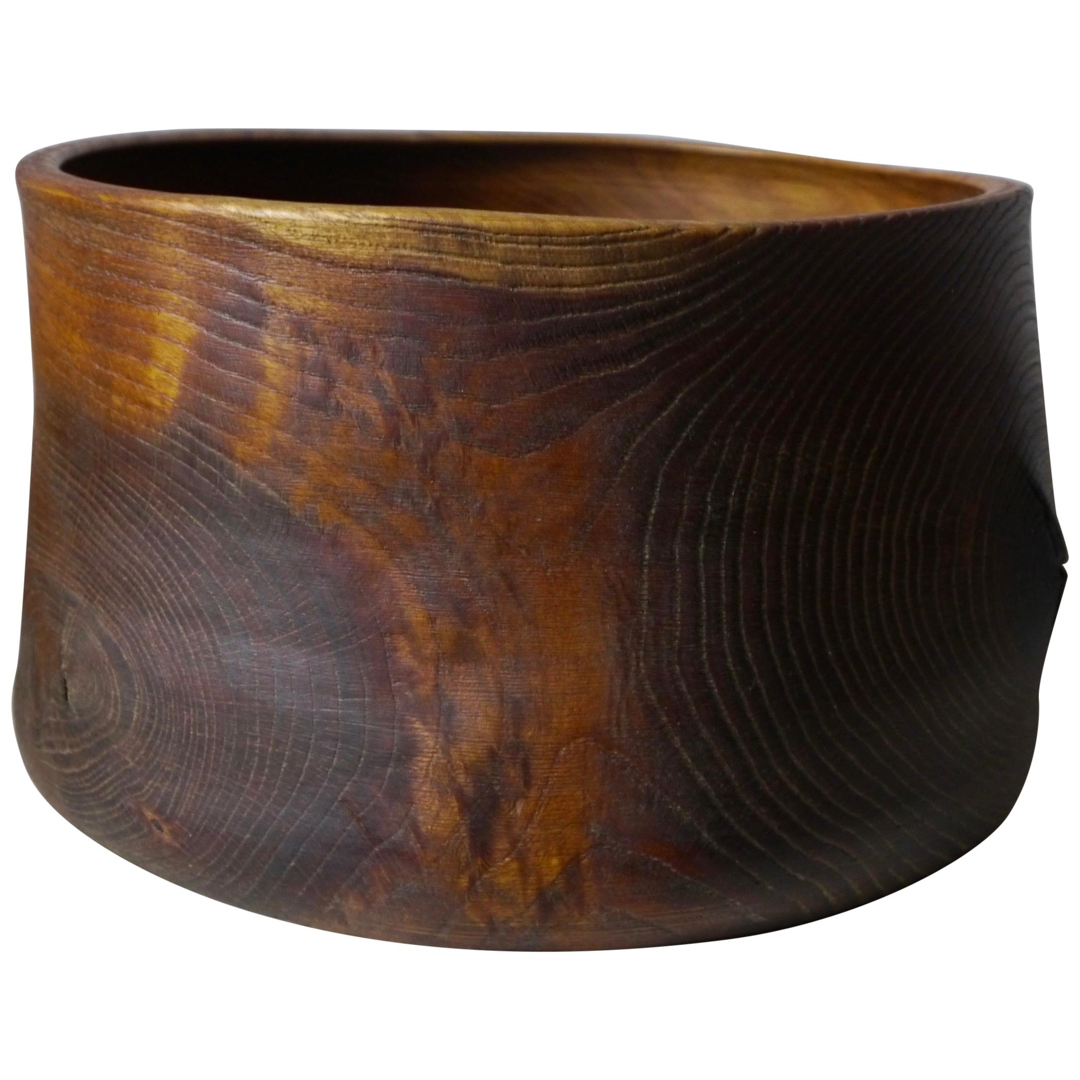 Limed Oak Bowl by Fritz Baumann