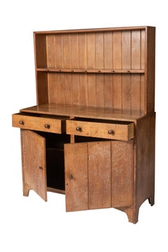 Limed Oak “Cottage” Dresser by Ambrose Heal, England circa 1910