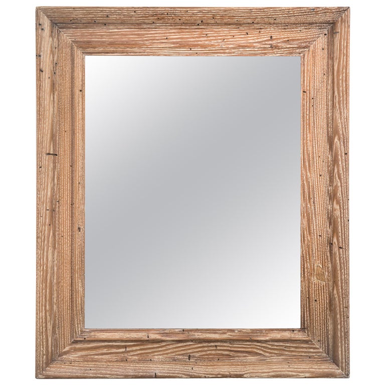 Limed Oak Framed Mirror at 1stDibs limed oak mirror, oak framed mirrors, timber framed mirror