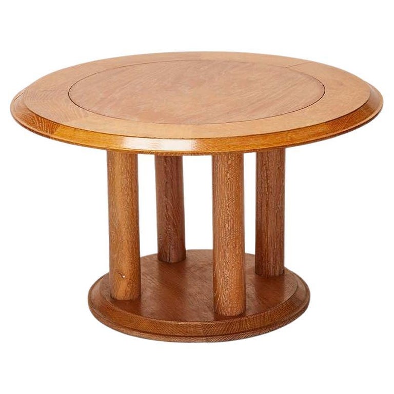 Limed Oak Side Table For Sale at 1stDibs