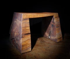 Hocker aus gekalkter und geölter Eiche, 319, von Fritz Baumann