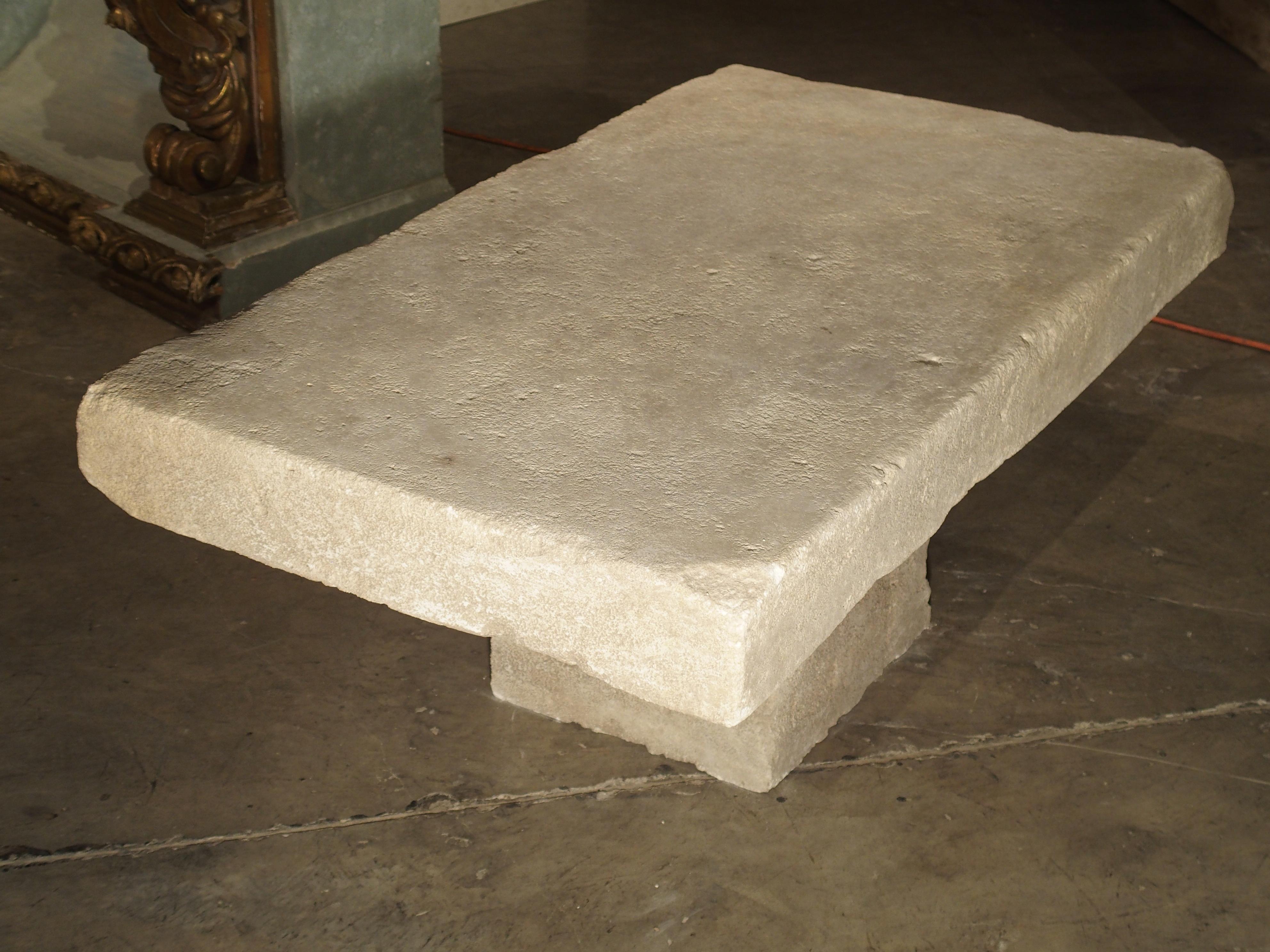 Limestone Coffee Table from Provence, France 5