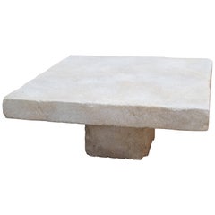 Limestone Coffee Table from the South of France
