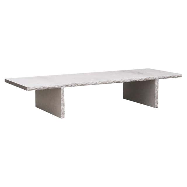 Limestone Table Ondulation by Pimar For Sale at 1stDibs