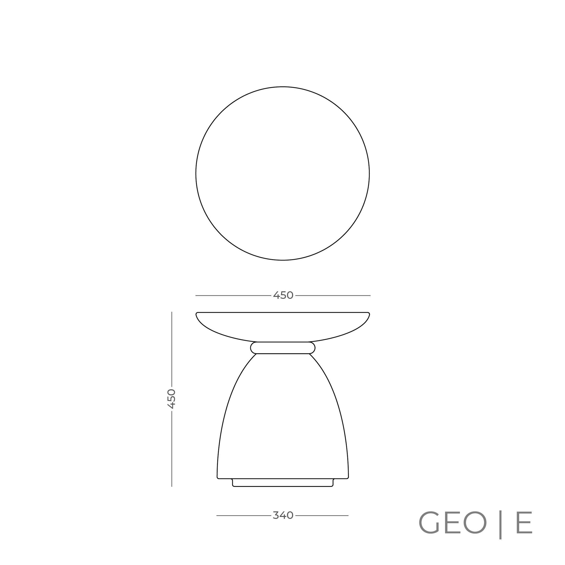 Minimaliste Tables basses calcaire GEO E Collection de PIMAR Italie  en vente