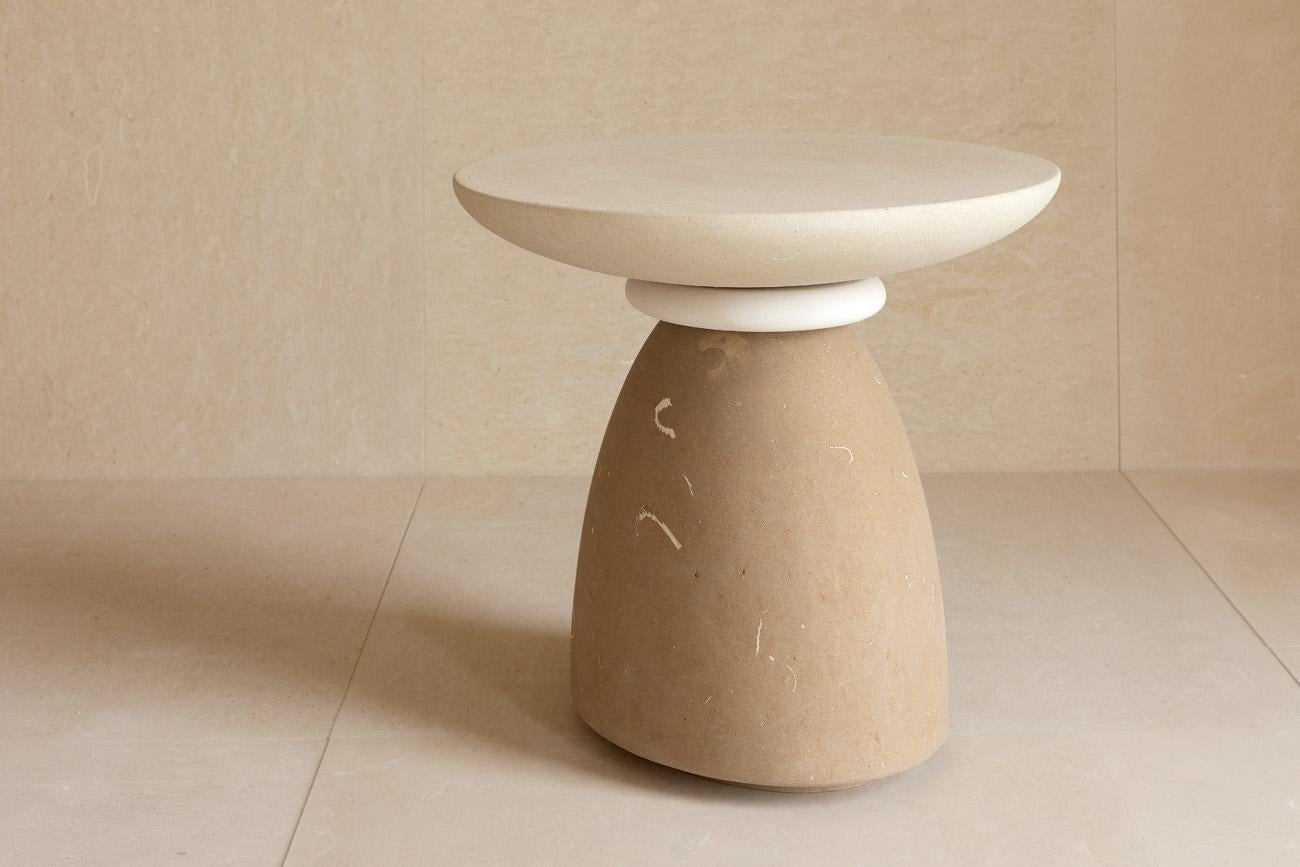 Italian Limestone Coffee Tables Geo E Collection by Pimar, Italy For Sale