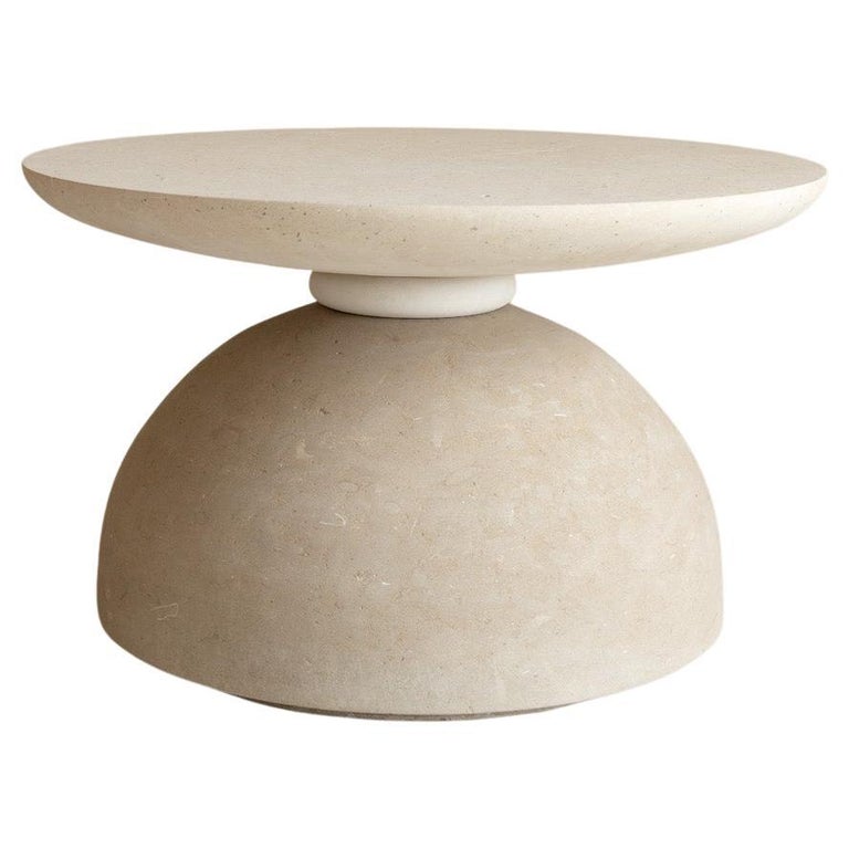 Limetone Table Limestone Coffee Tables GEO L Collection by Pimar Italy For Sale at 1stDibs