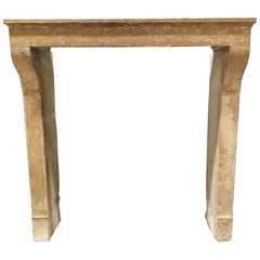 LIMESTONE FIREPLACE  Elegant