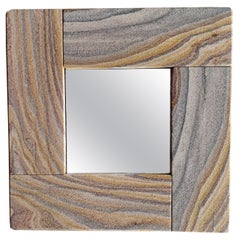 Limestone Mirror Contemporary Marble Design Joaquín Moll Made Spain Luxury Homes
