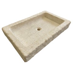 Limestone Stone Sink Basin