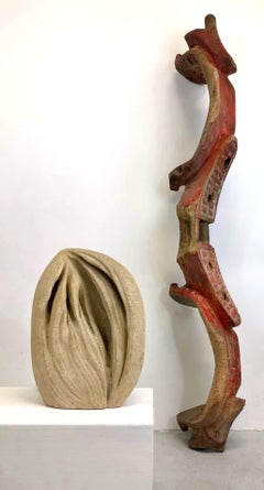 Limestone Table Lamp by Arsene Galisson, France, 1980s