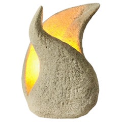 Retro Limestone Table Lamp, France, 1970