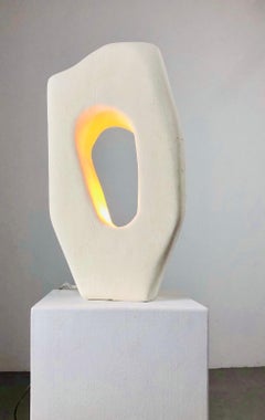 Limestone Table Lamp, France, 2010