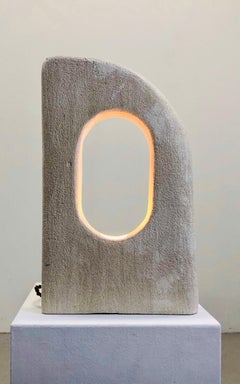 Limestone, Table Lamp, Michel Bonhomme, France, 2010