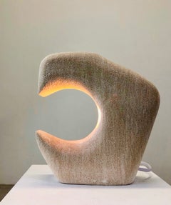 Limestone, Table Lamp, Michel Bonhomme, France, 2010